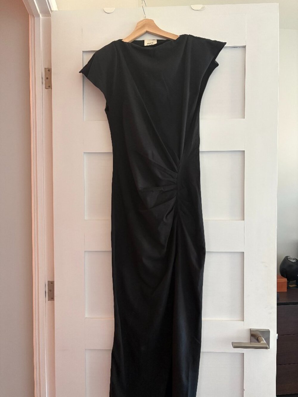 ISABEL MARANT Black Nadela Midi Dress